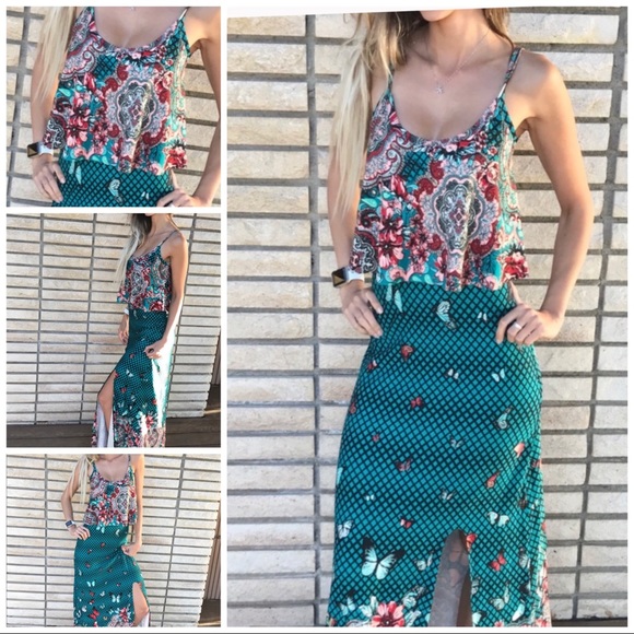 ♡ NEW ♡ Butterflies Maxi Dress - Picture 4 of 6